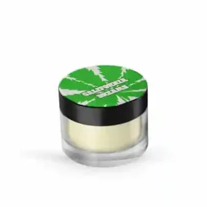 California Dreams K2 Powder displayed with no human consumption label”