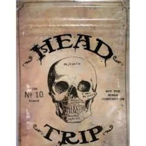 “Head Trip Herbal Incense 1.5g package front view”