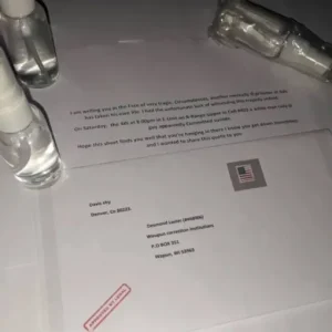 “Legal mail envelope used to hide K2 paper in prison